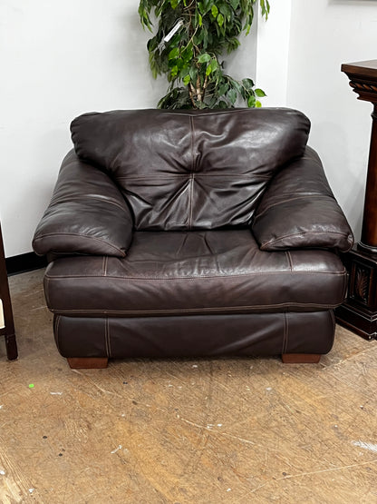 Faux Leather Armchair by Chateau d'Ax