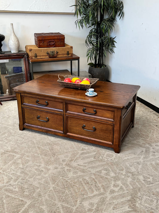 Rising Coffee Table w/ Storage