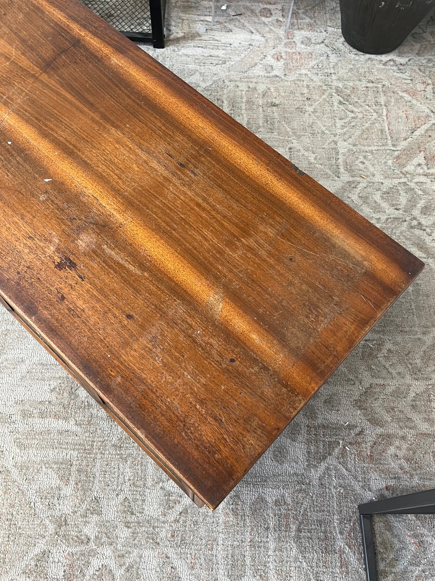 Lane Furniture Mid Century Wooden Cedar Chest - Broken Leg