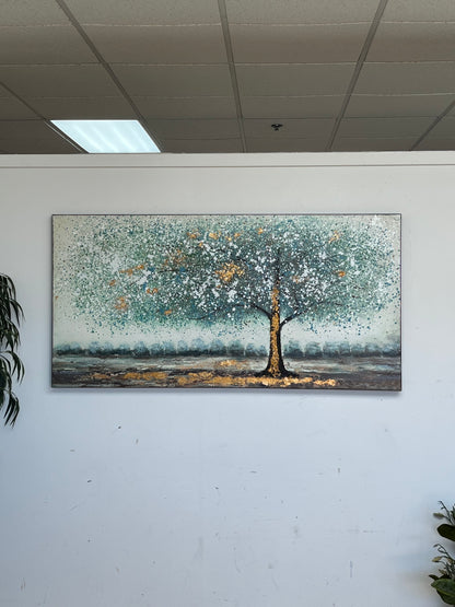 Textured Framed Landscape Artwork