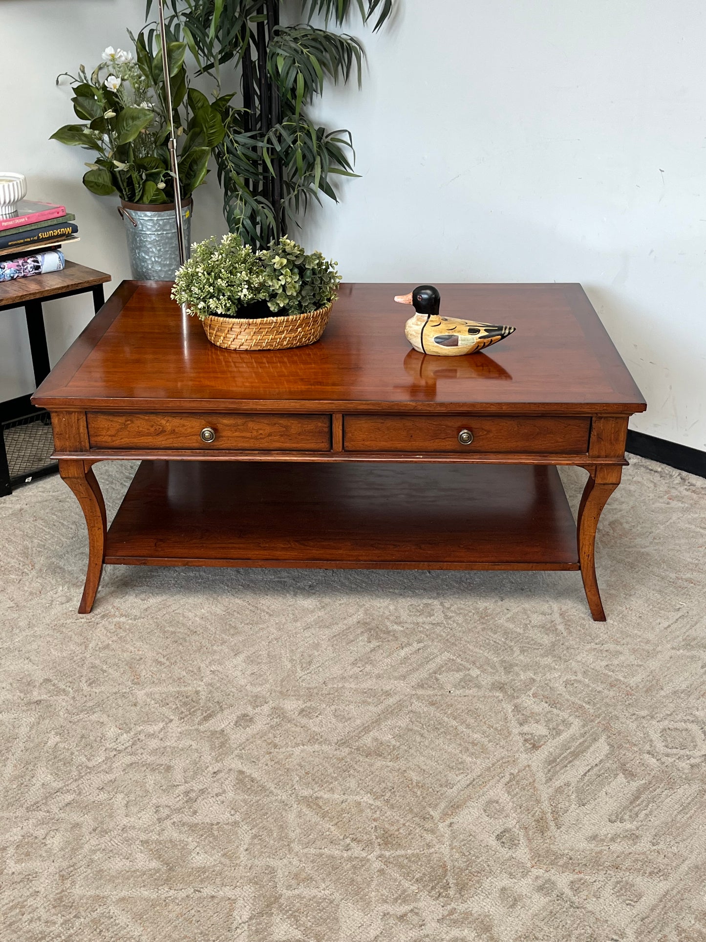 Traditional Style 46" Coffee Table