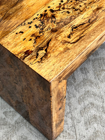 Natural Resin Wooden Coffee Table
