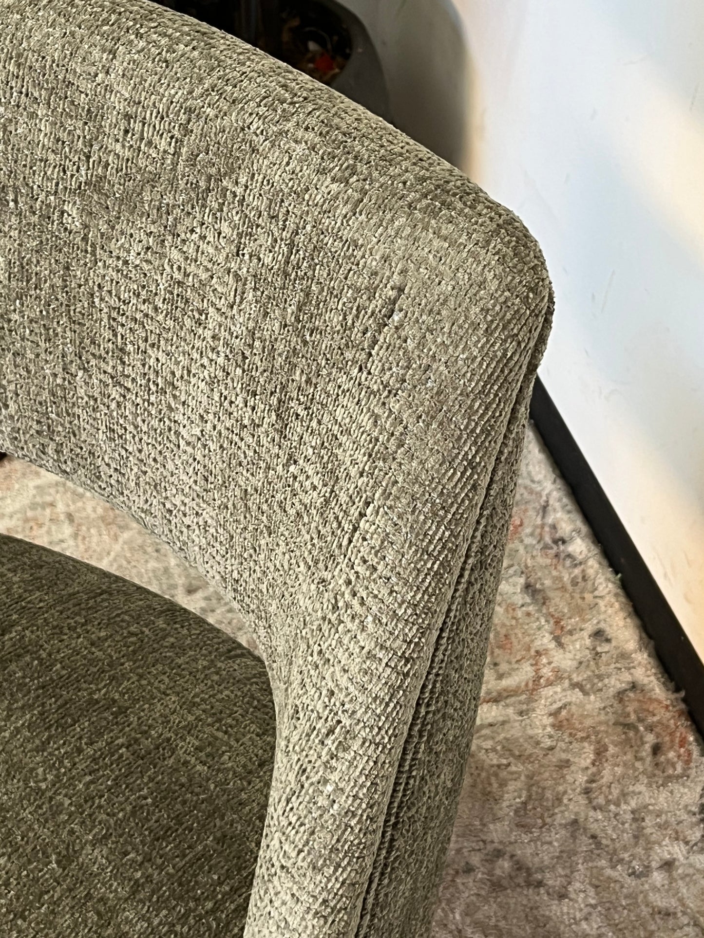 Modern Green Upholstered Dining Chair