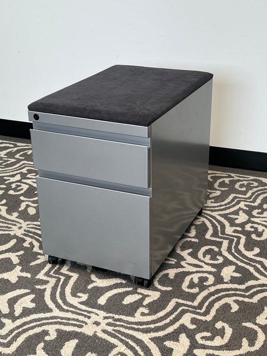 2 Drawer Rolling File Cabinet