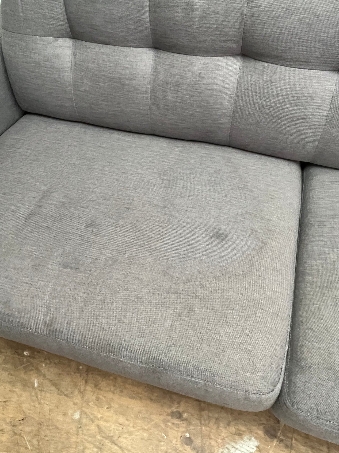 Mid-Century Modern Gray Couch
