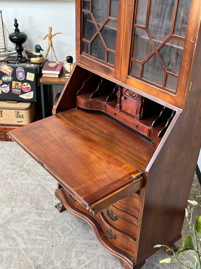 Antique Secretariat Style Desk