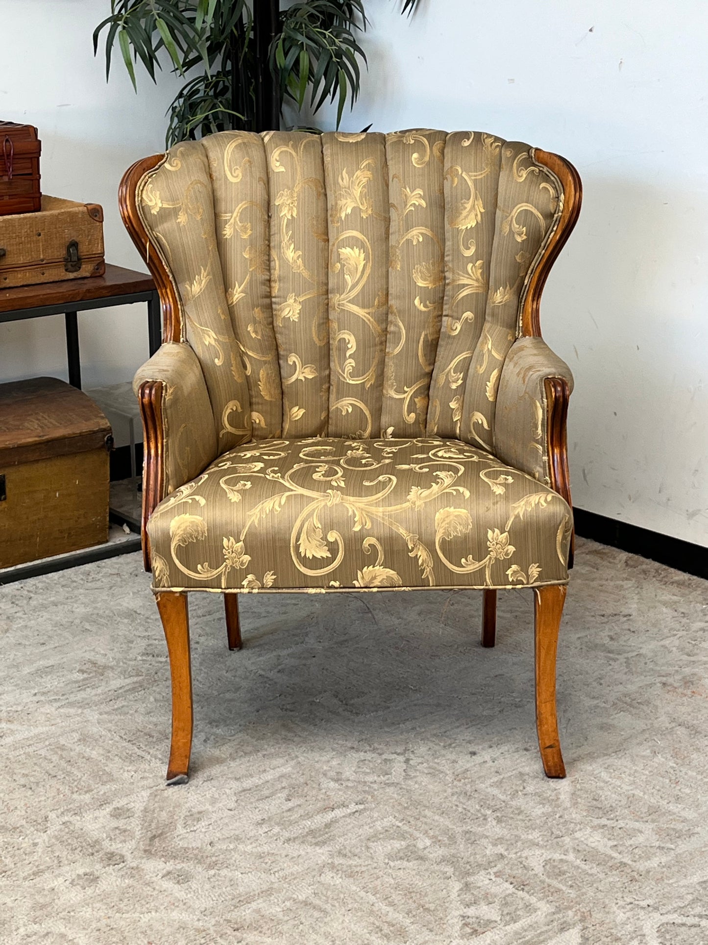 Floral Pattern Armchair