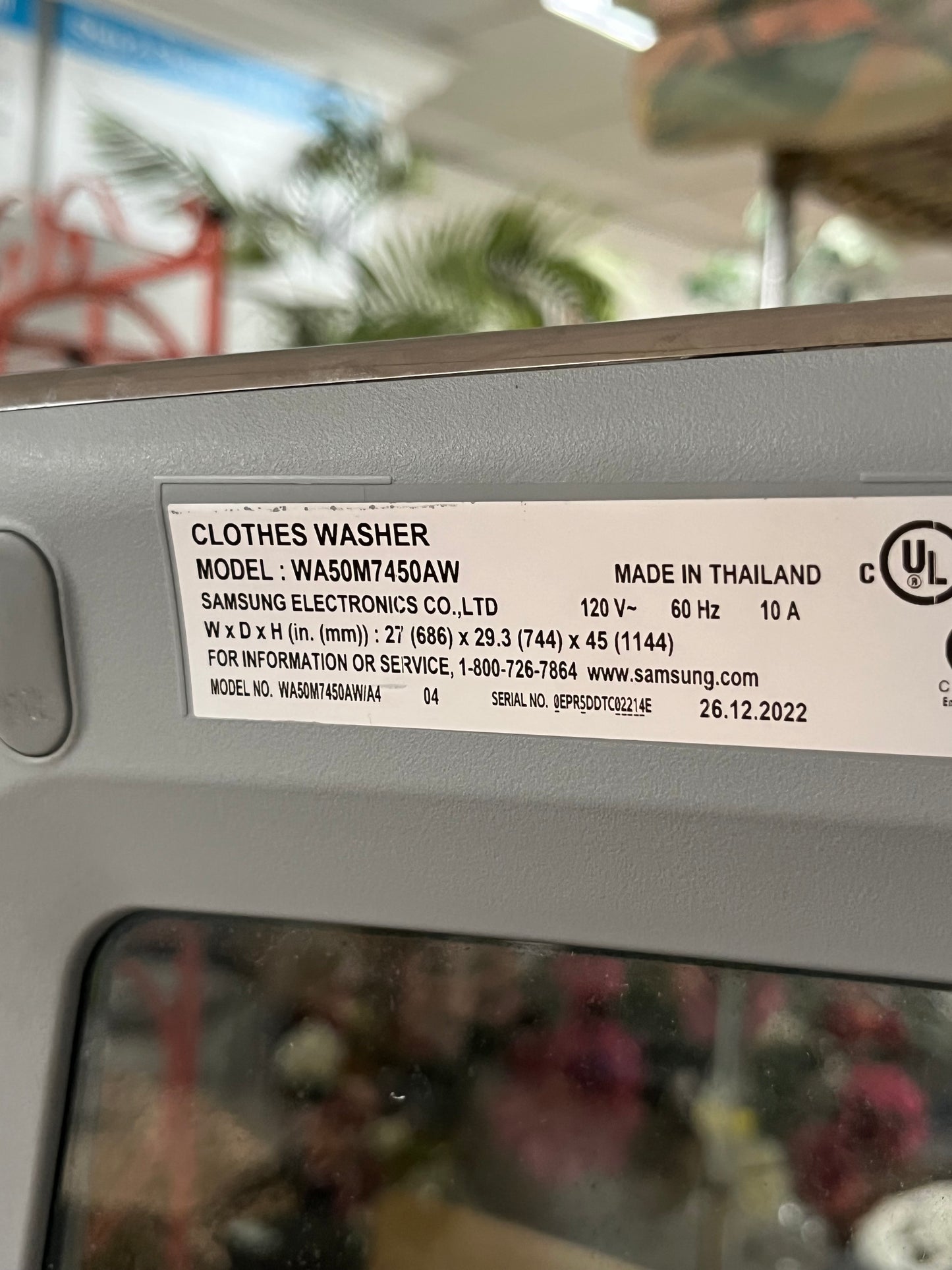 Samsung 5.0 cu. ft. Top Load Washer in White