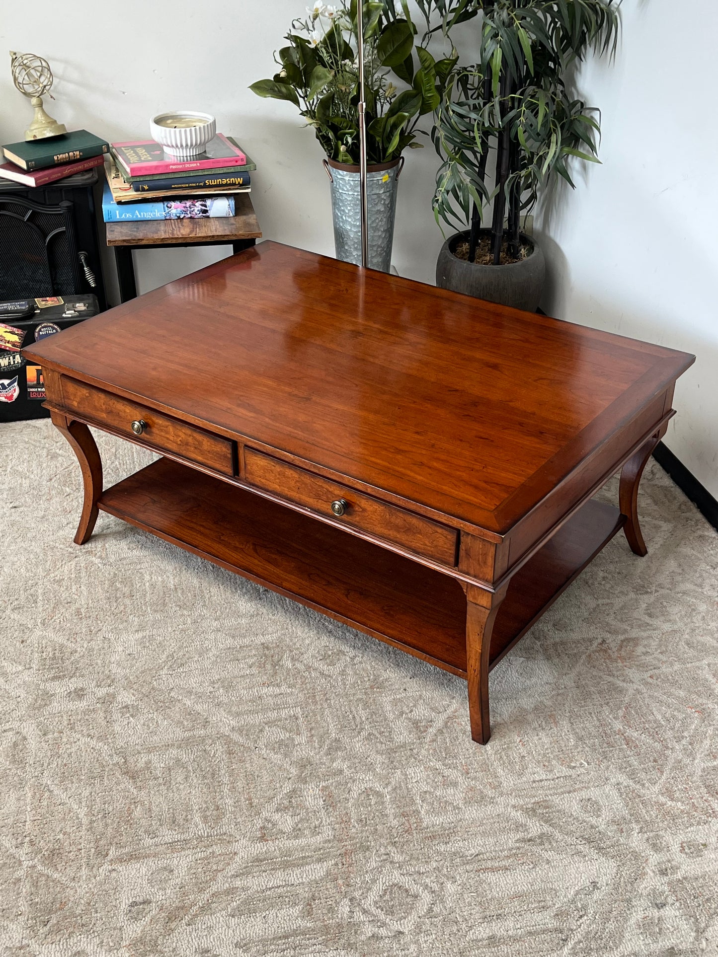 Traditional Style 46" Coffee Table