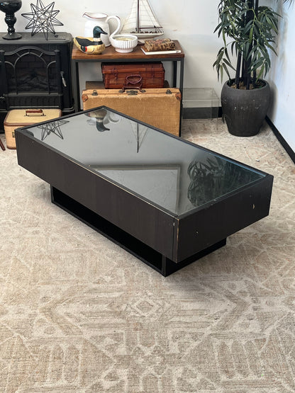 Modern Style Glasstop Coffee Table