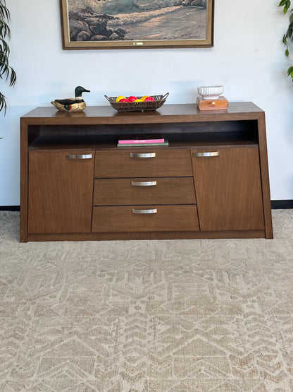 Modern Style Wooden Credenza