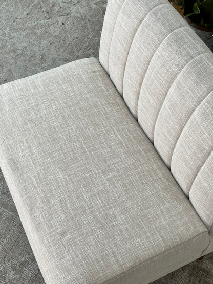 Modern Armless Linen Seat
