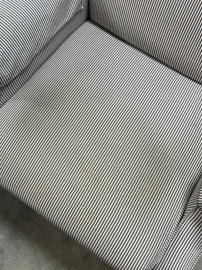 Striped Traditional Style Arm Chair