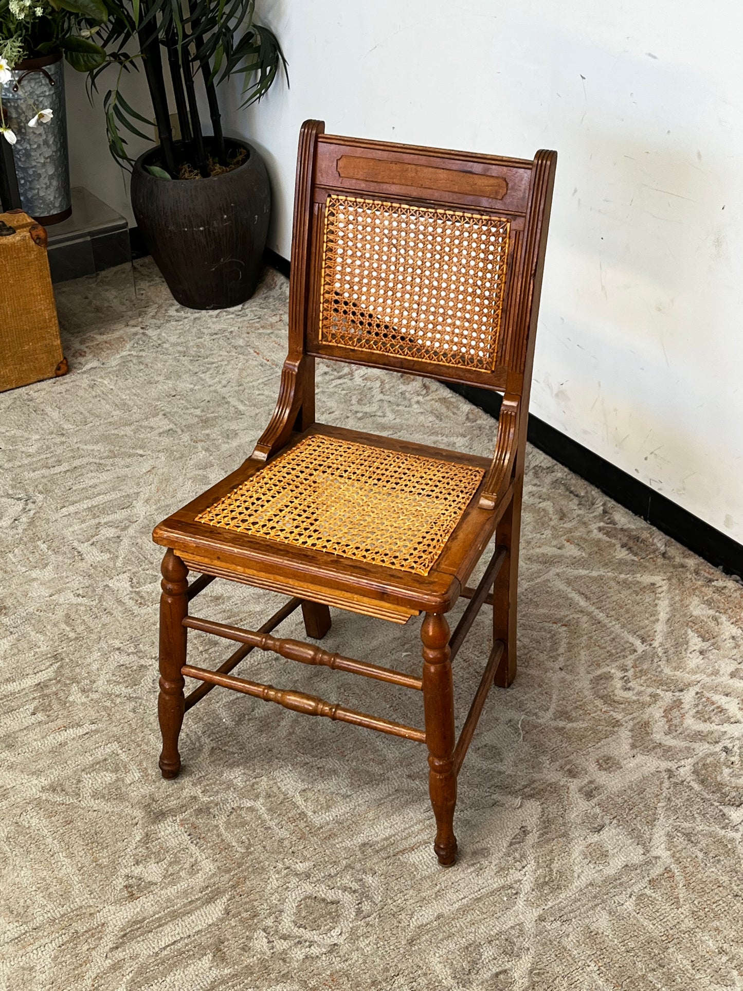 Natural Rattan Dining Chair