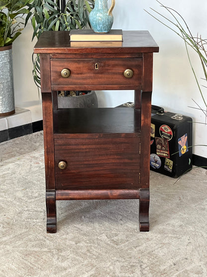 Antique Wooden Nightstand