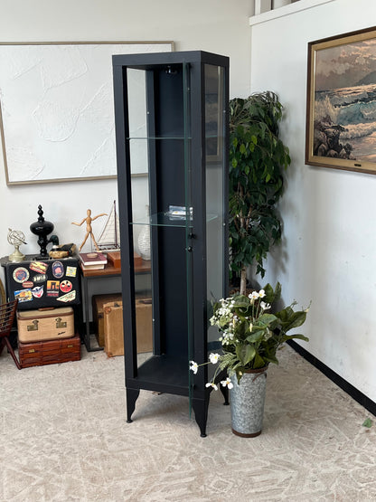 Modern Glass Display Cabinet - Damaged
