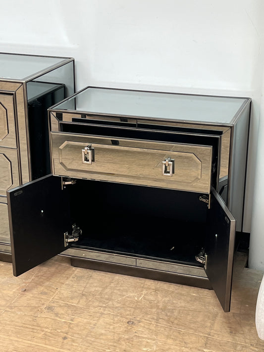 Z Gallerie Maddox Mirrored Nightstand