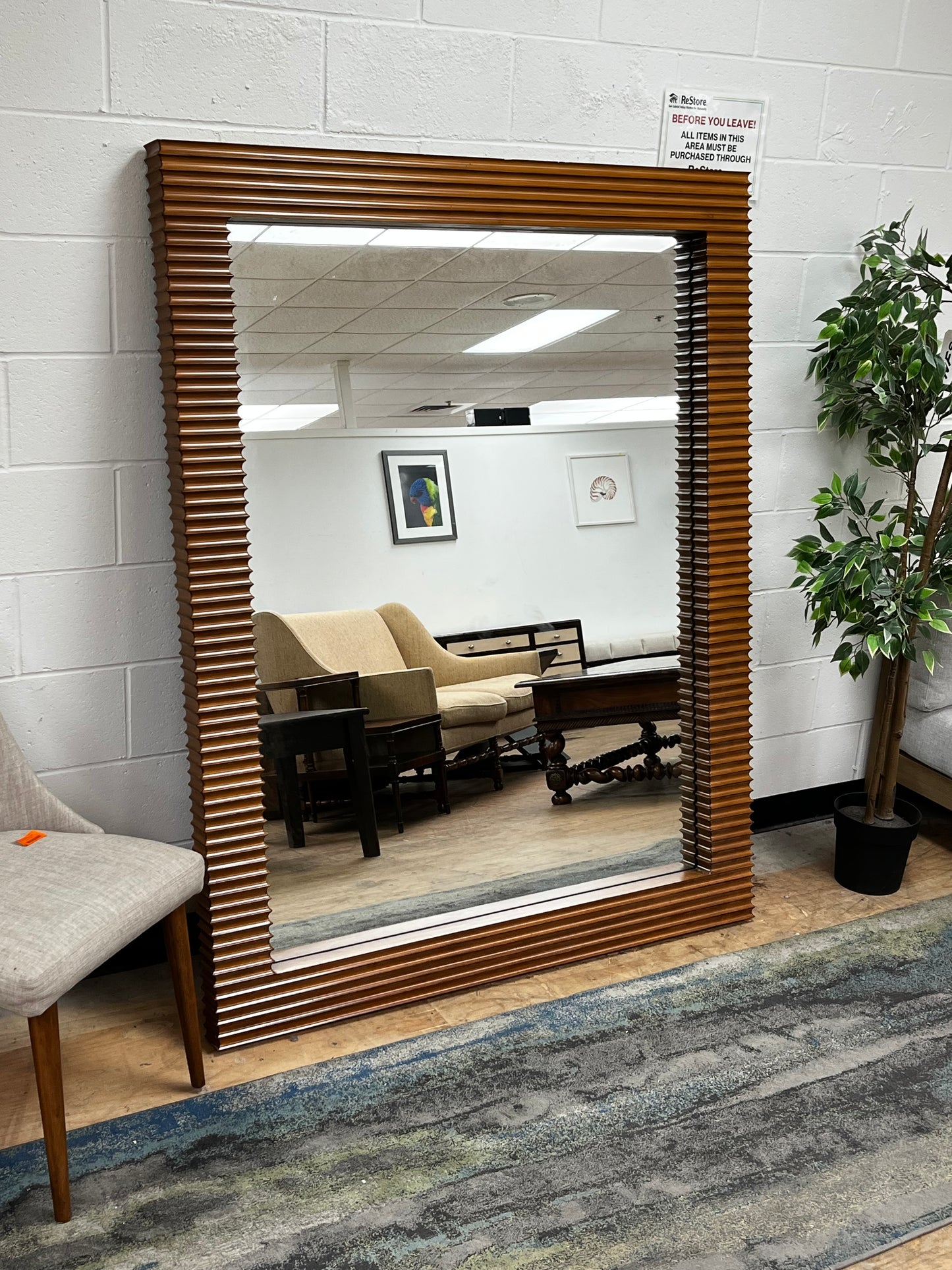 Kreiss Mid-Century Style Mirror