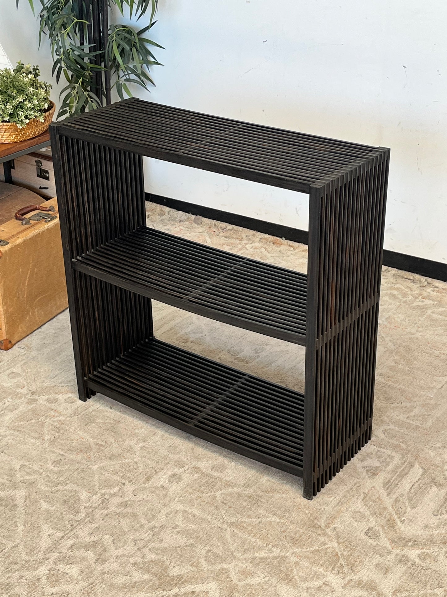 Modern Slated Storage Shelf