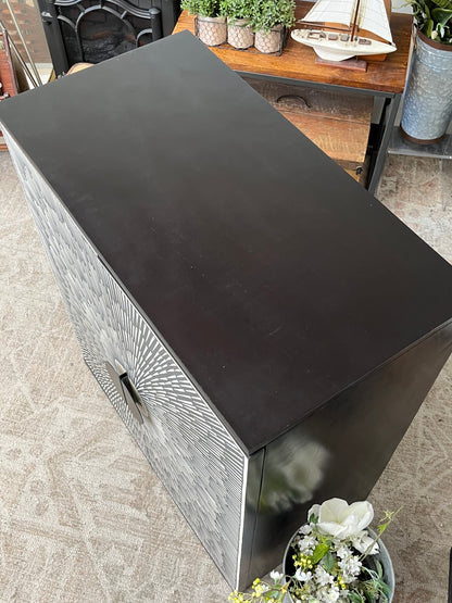 Sunburst Wine Liquor Cabinet