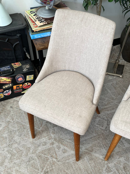 Modern Arched Back Dining Chair Set of 3