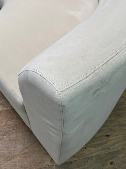 Modern White Rounded Sofa