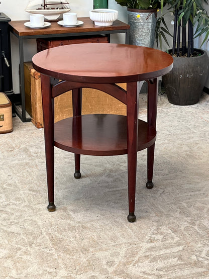 Vintage Style 24" Round Side Table