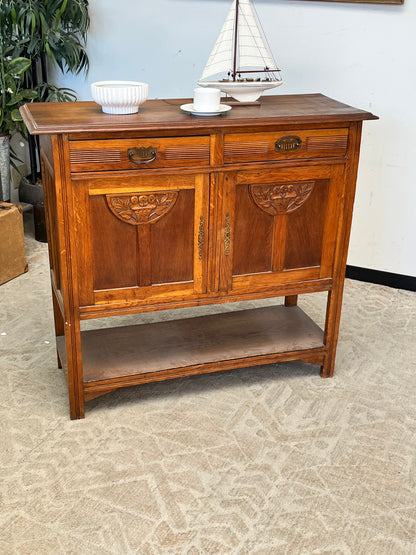 Antique Farmhouse Wooden Cabinet
