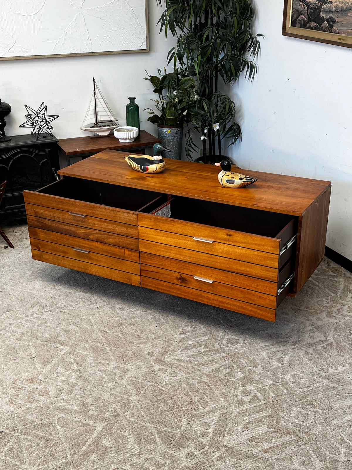 Mid-Century Style 4-Drawer Dresser