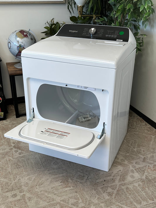 Whirlpool 7 cu. ft. White Top Load Electric Dryer Without Plug