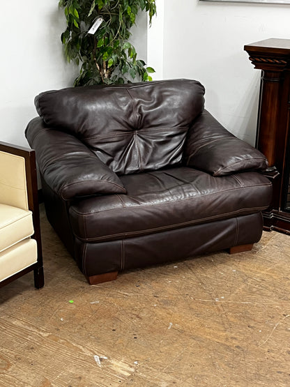Faux Leather Armchair by Chateau d'Ax