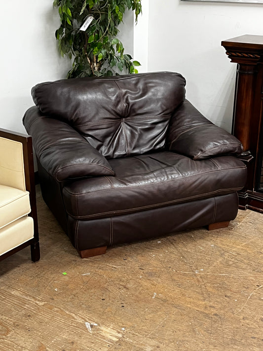 Faux Leather Armchair by Chateau d'Ax