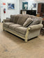 Ashley Furniture Traditional Two Arm Couch With Wooden Base