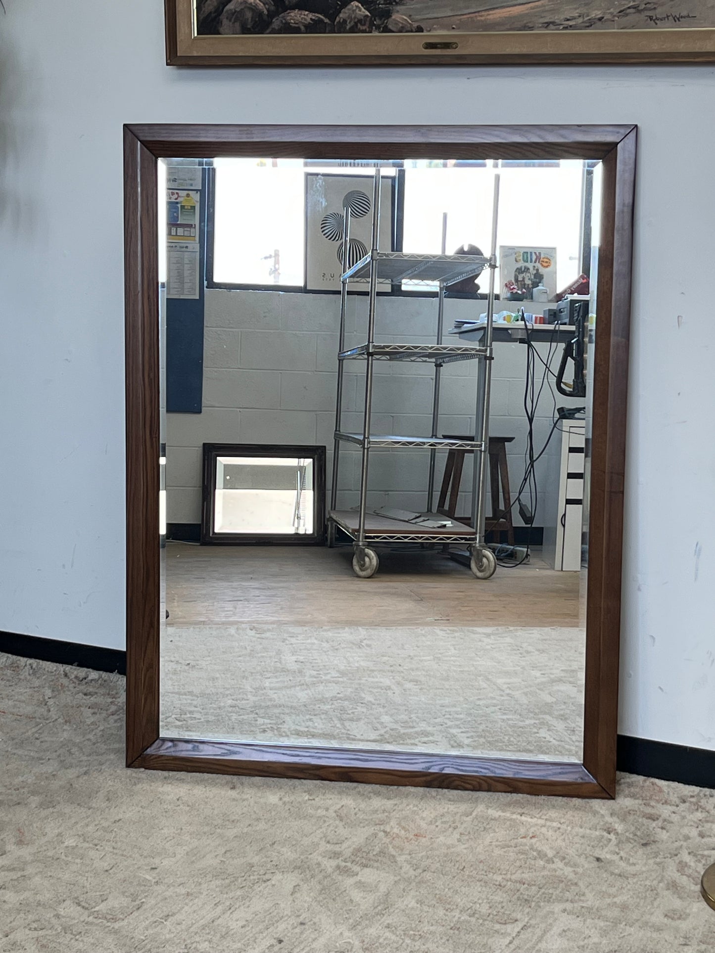 Craftsman Style Wooden Mirror