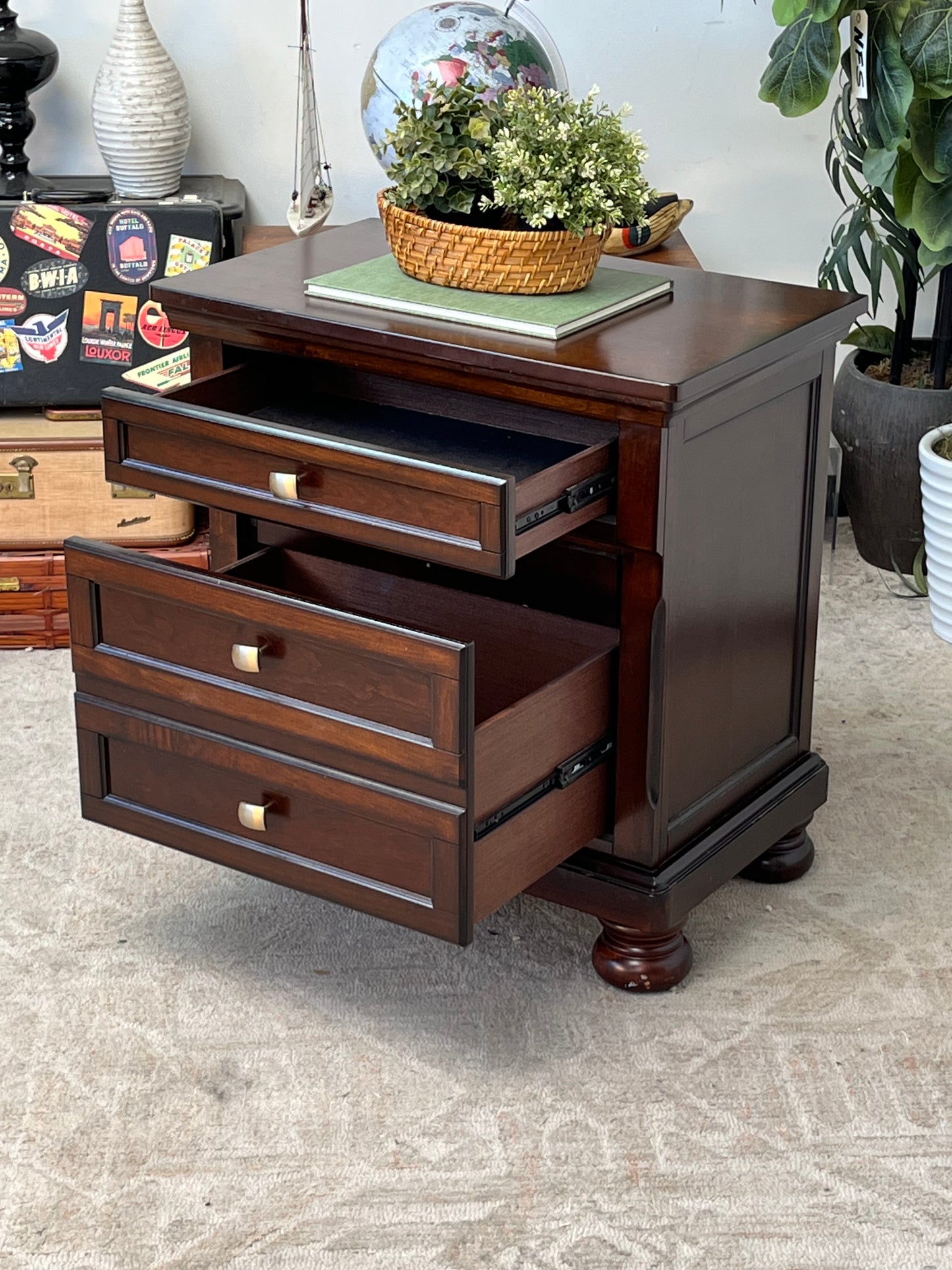 Ashley Furniture Wooden Nightstand