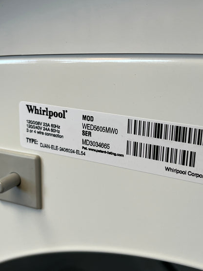 Whirlpool 7.4 cu. ft. Vented Electric Dryer in White