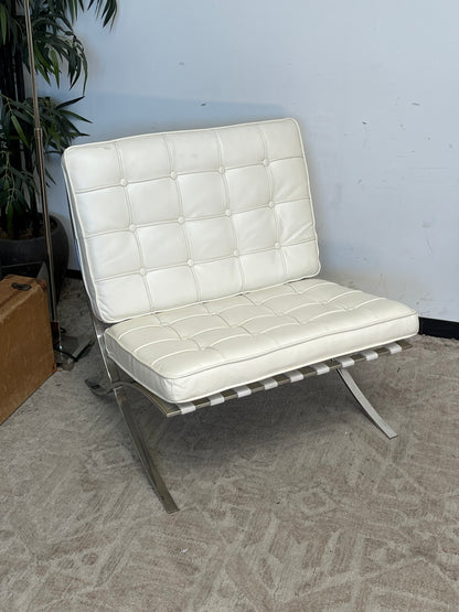 Modern Metal Frame Armless Chair