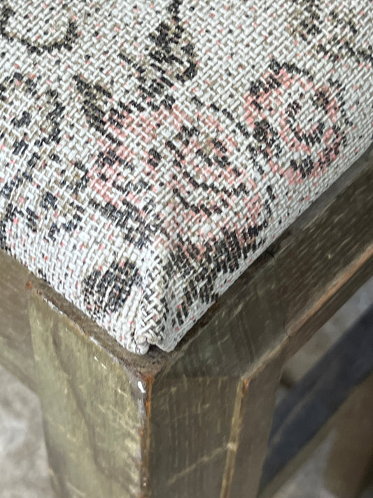 Vintage Rose Cushion Vanity Stool