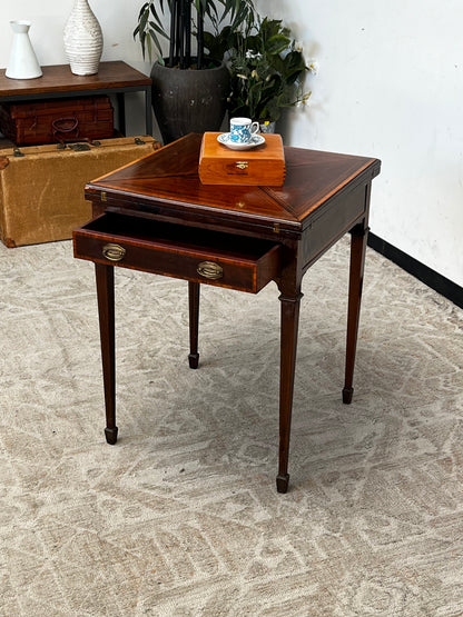 Edwardian Style Envelop Card Table
