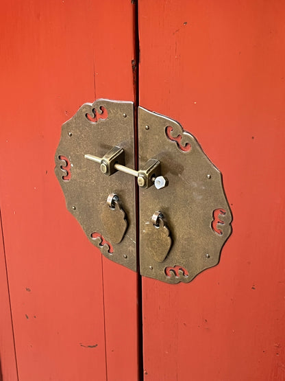 Asian Style Red Cabinet
