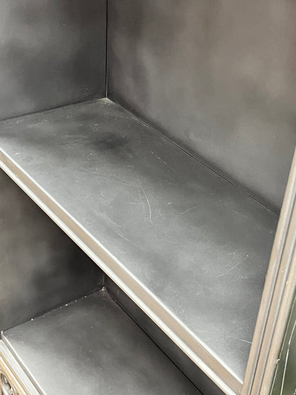 Traditional Style Metal Bookcase