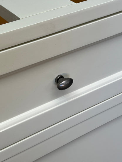 Farmhouse Style Pedestal Cabinet Without Top