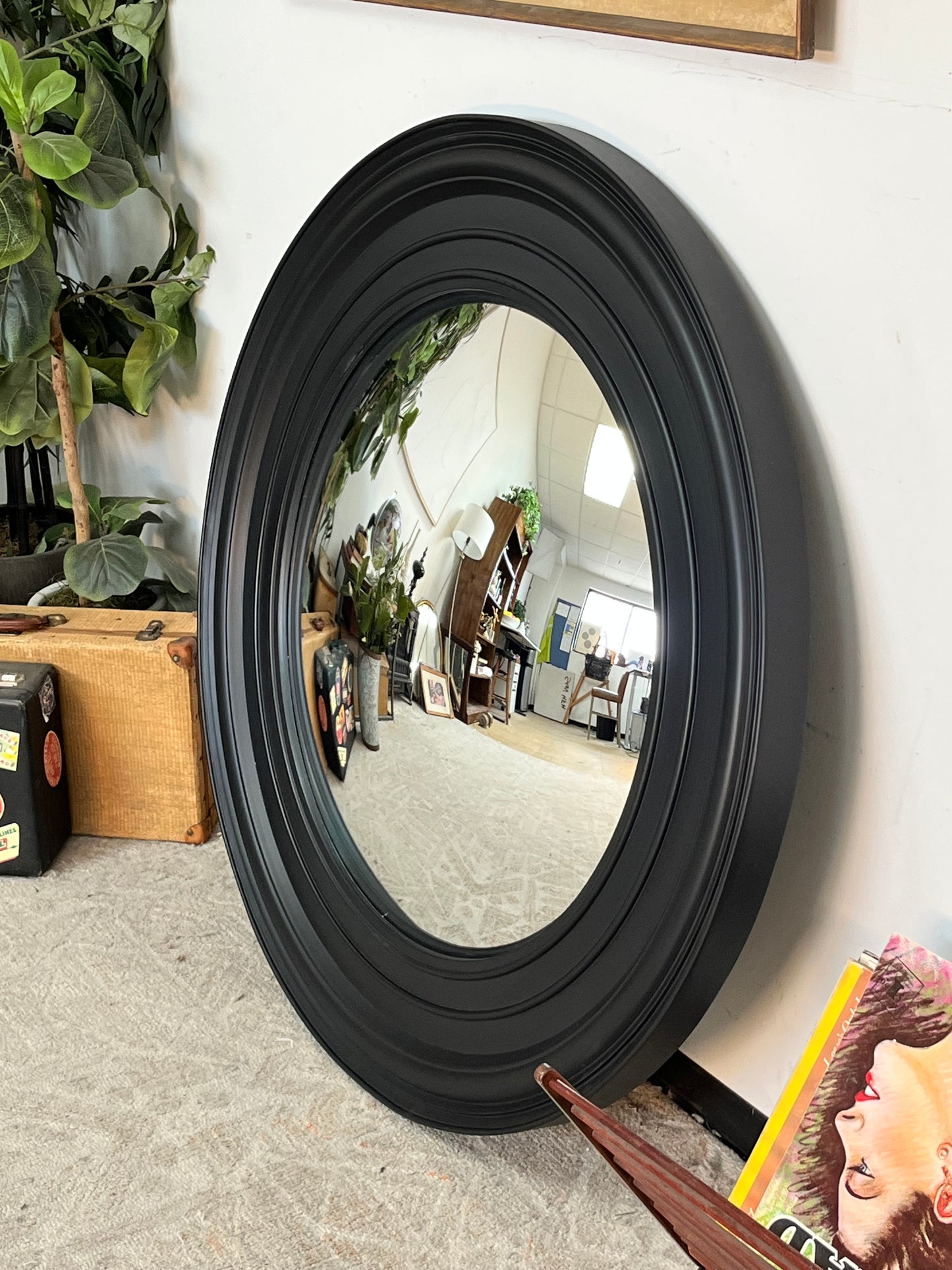 Modern Convex 48" Wall Mirror