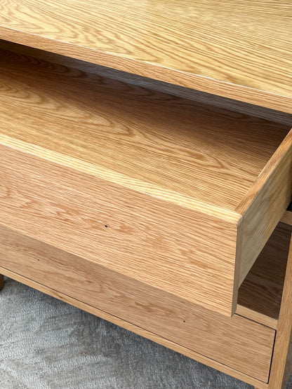 Pinewood End Table - Missing Pull Handles