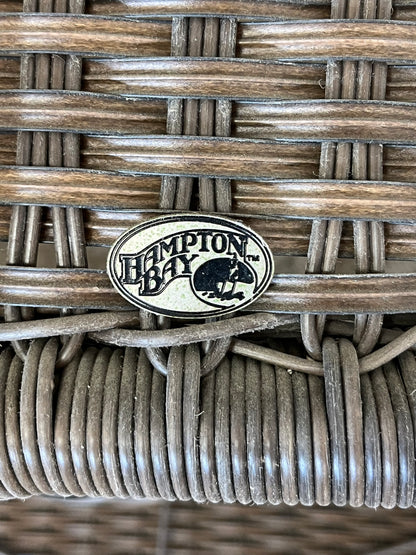 Hampton Bay Outdoor Poly Rattan Loveseat