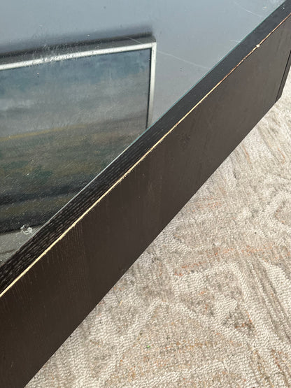 Modern Style Glasstop Coffee Table