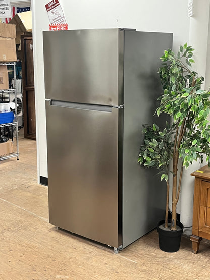 Seasons 18 Cu. Ft. Stainless Steel Refrigerator