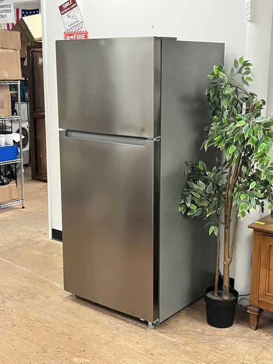 Seasons 18 Cu. Ft. Stainless Steel Refrigerator