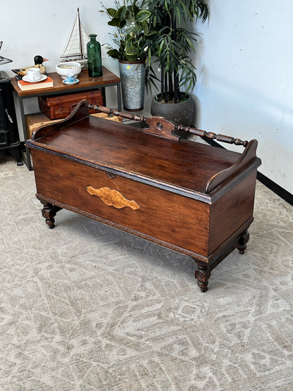 Antique E.R. Co Cedar Lined Hope Chest