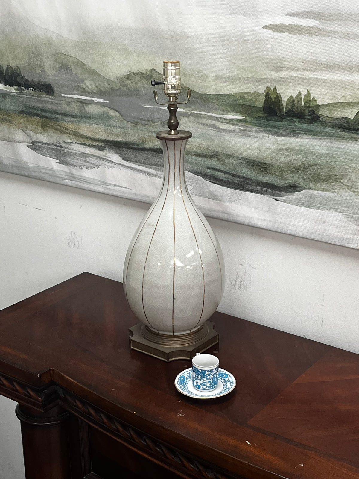 Teardrop Style Table Lamp